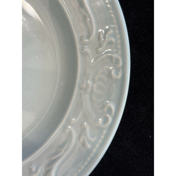 Set 6 Thomson Pottery Vera Haze Blue 8" Rare Pattern Salad/Dessert/Snack Plate - Picture 4 of 6